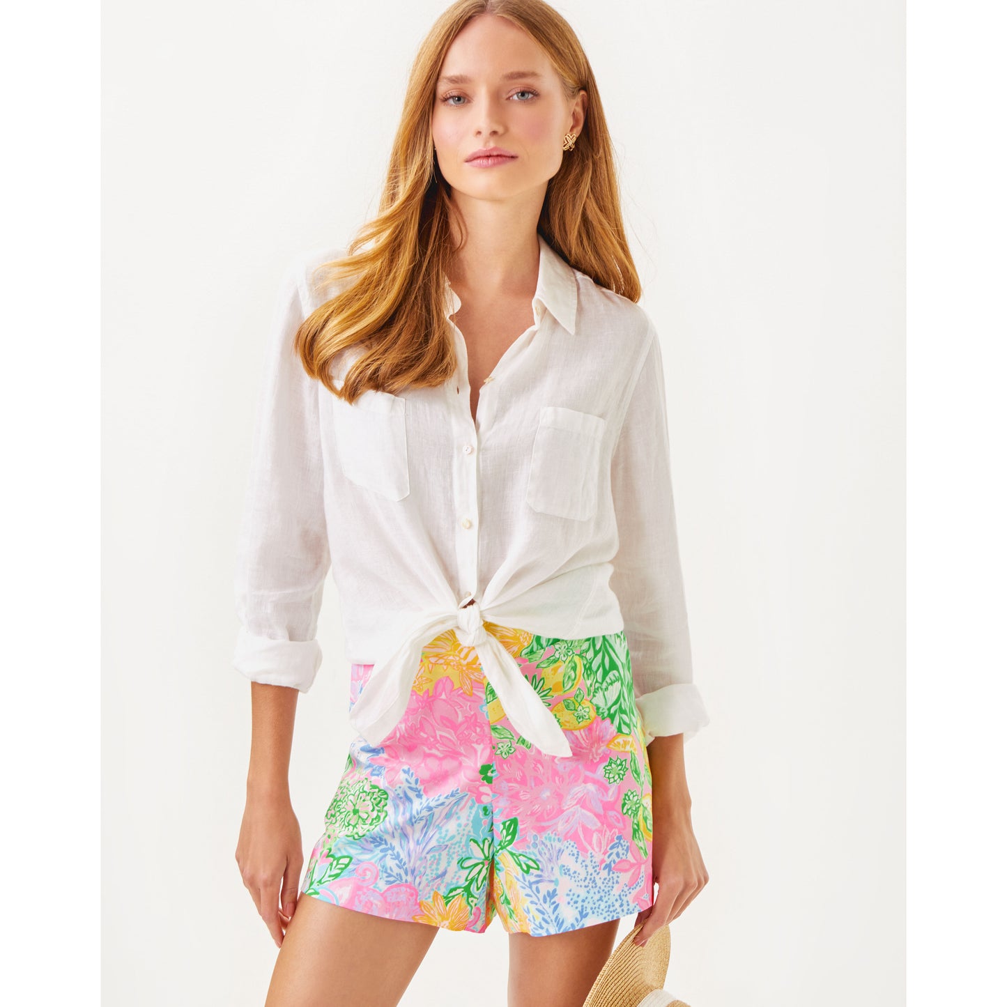 Alista Stretch Short - Multi Bright Delight Patch