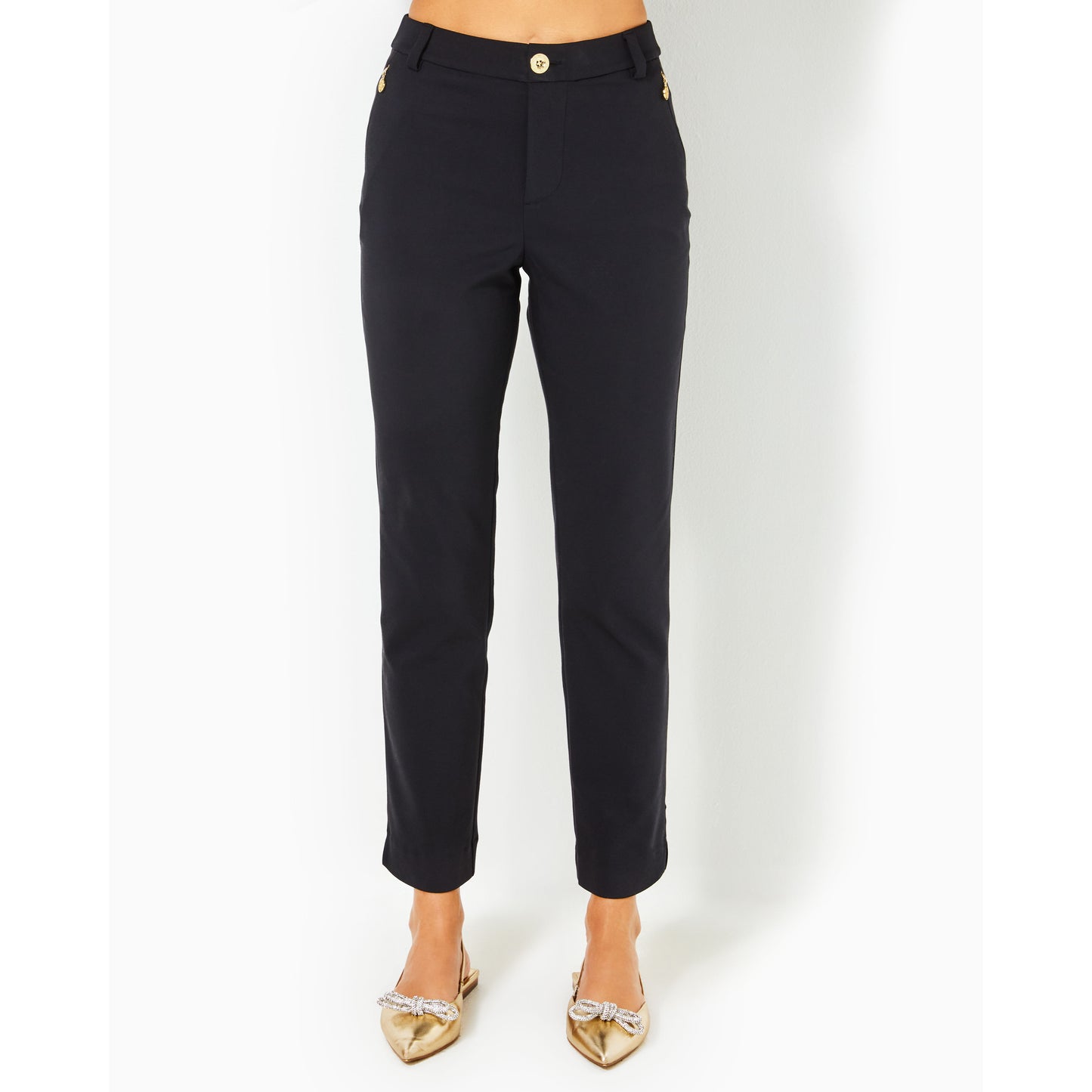Ana High Rise Pant - Noir