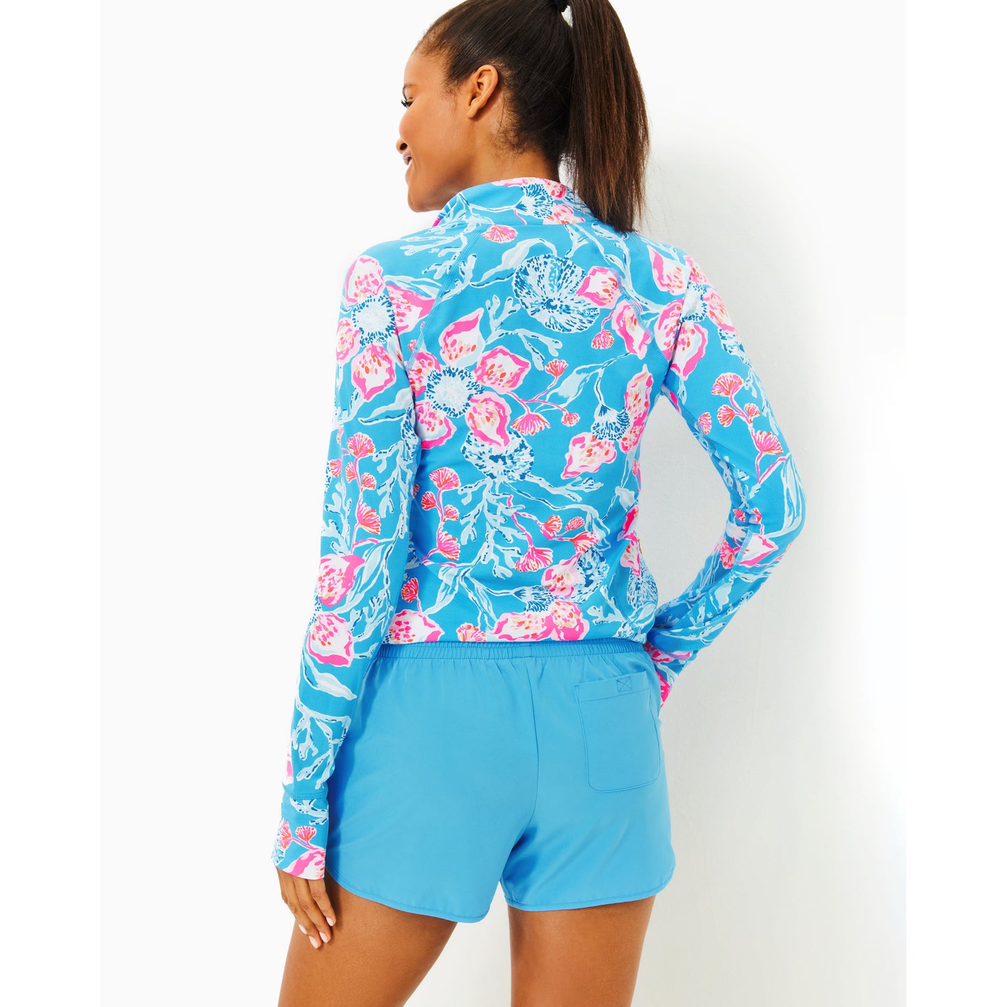 Backcourt Short Upf 50+ - Lunar Blue