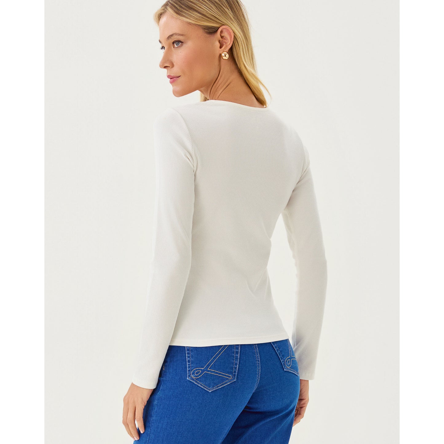 Beaty Long Sleeve Knit To - Coconut