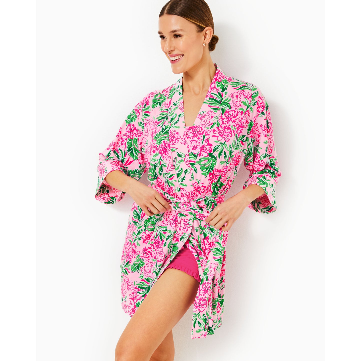 Cason Pj Robe - Conch Shell Pink