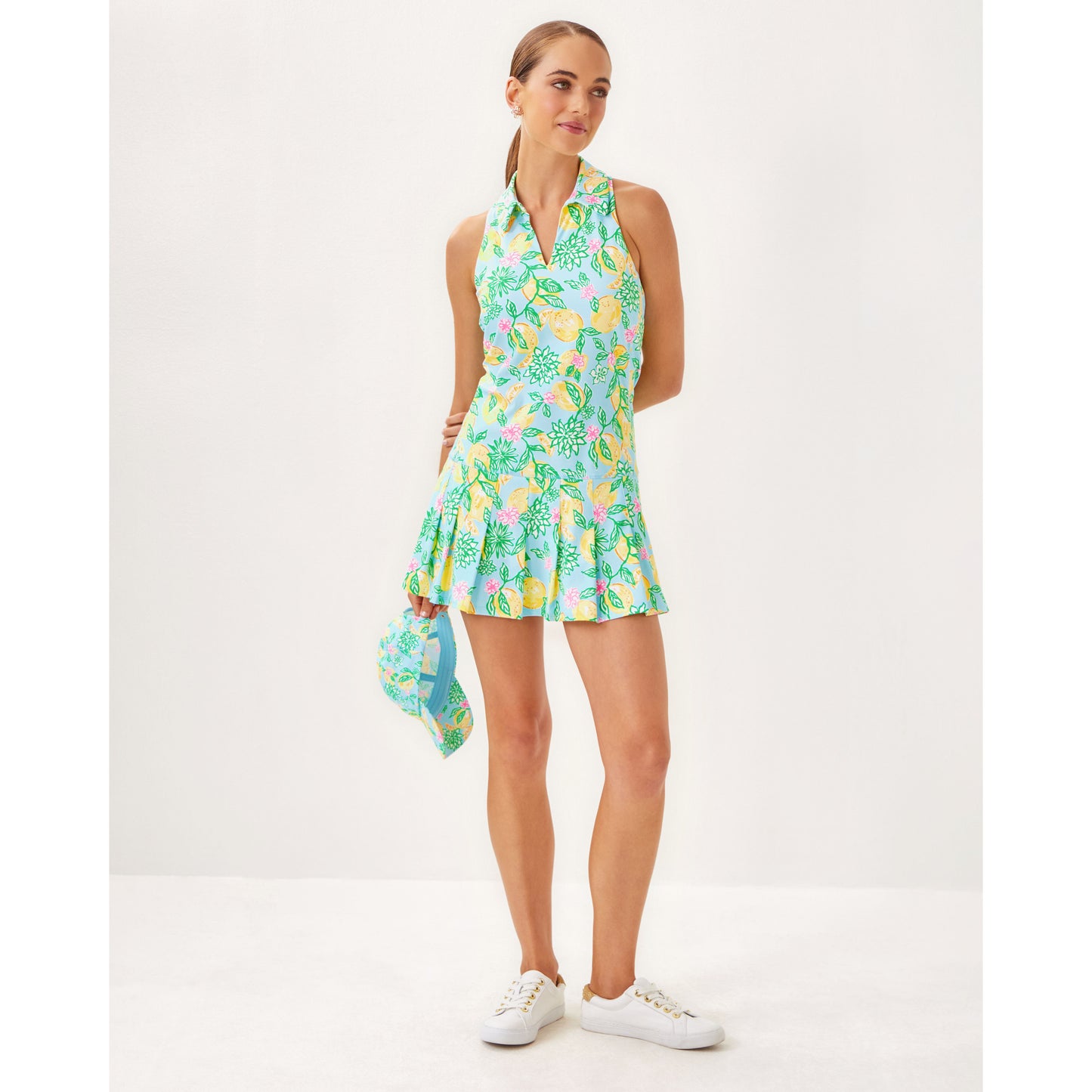 Dania Pleated Dress Upf 50+ - Bluette Make Lemonade