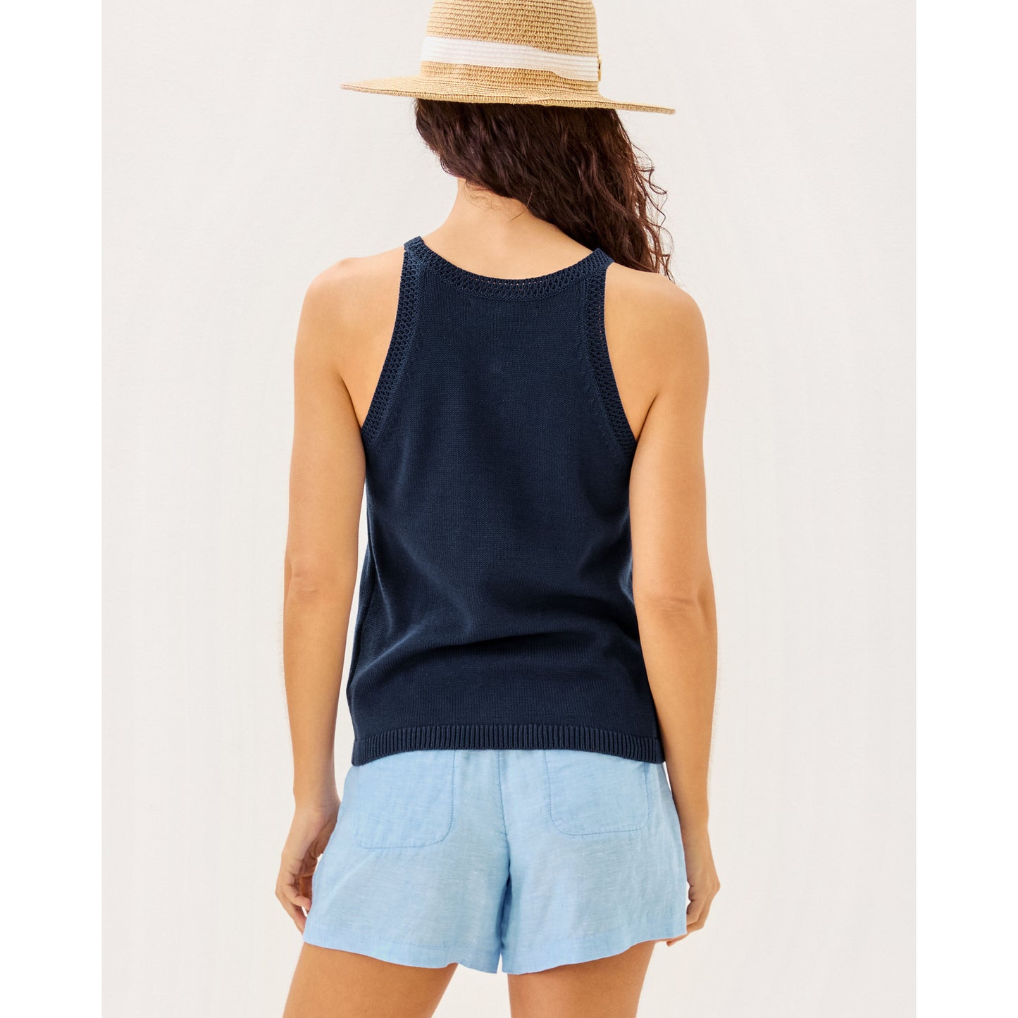 Emra Sweater Tank - Low Tide Navy Apres Sail