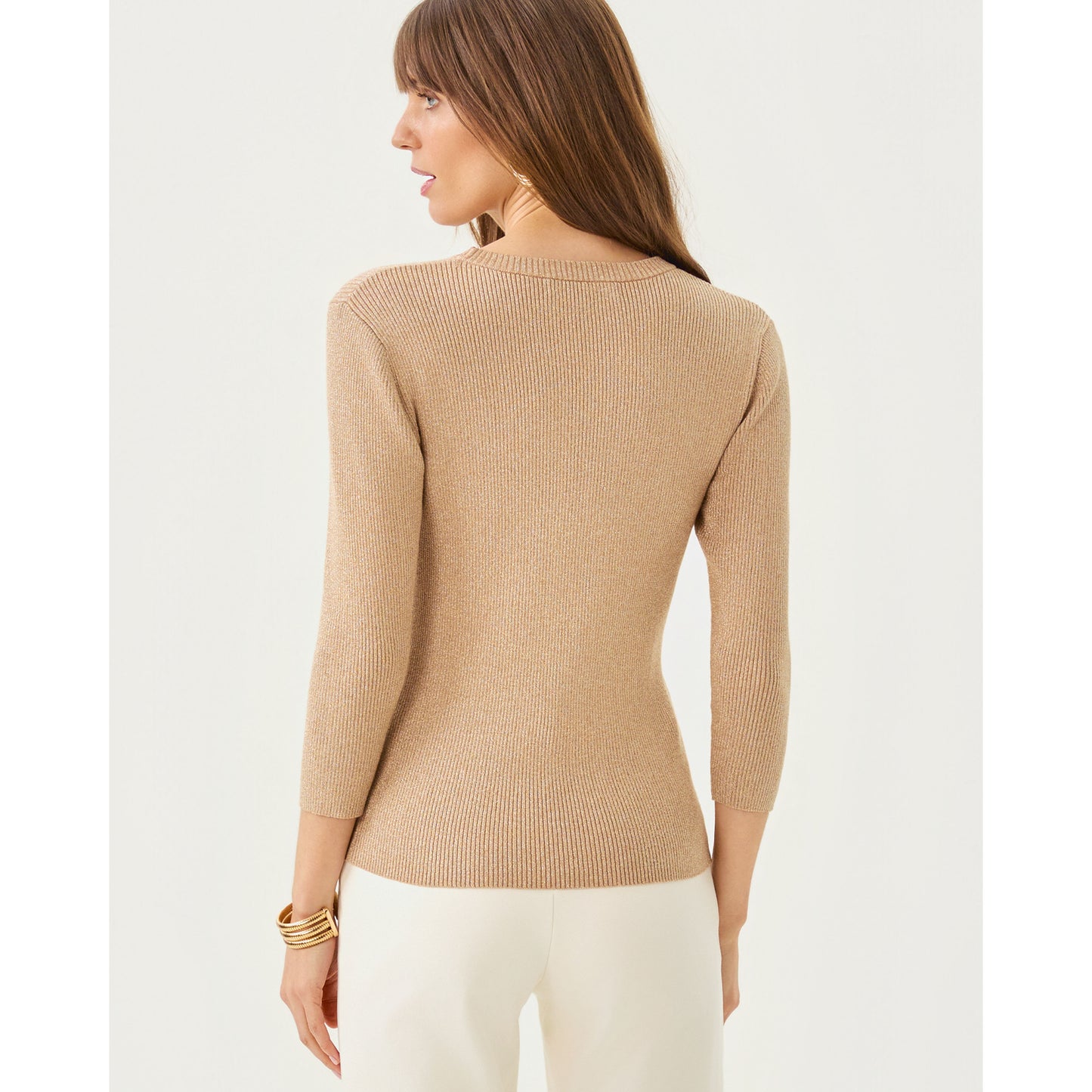 Esli Sweater - SAND BAR METALLIC