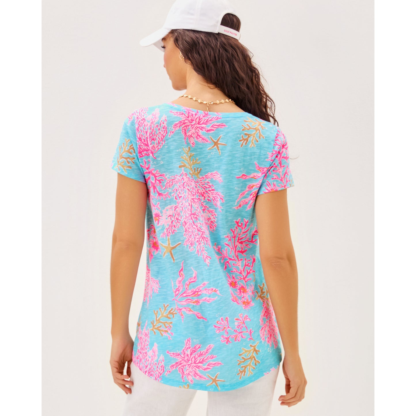 Etta Scoop-Neck - Multi Royal Coral