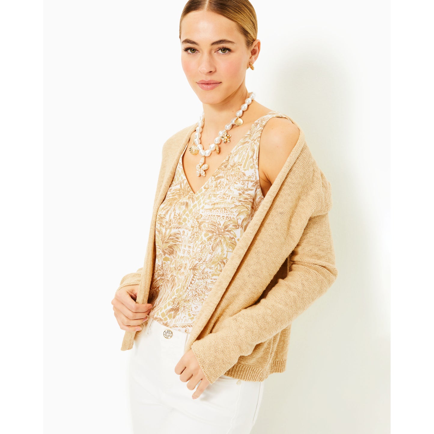 Faretta Cardigan - Sand Bar