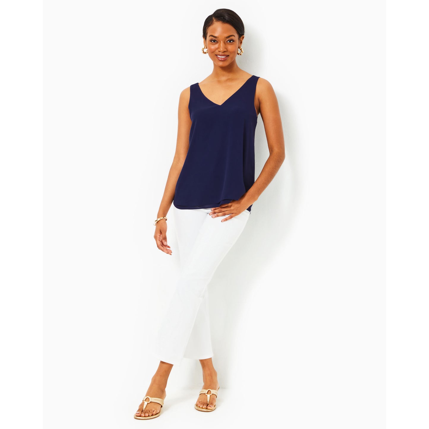 Florin Straight Hem Top - 408