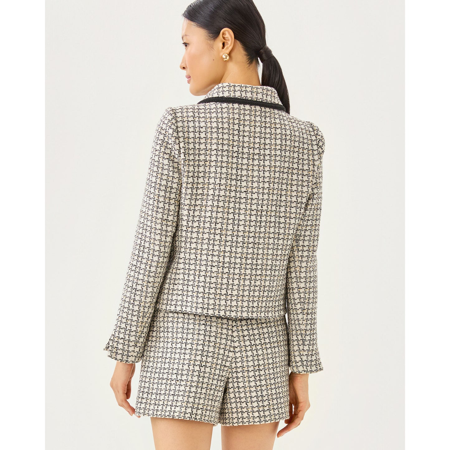 Kalara Boucle Jacket - Coconut