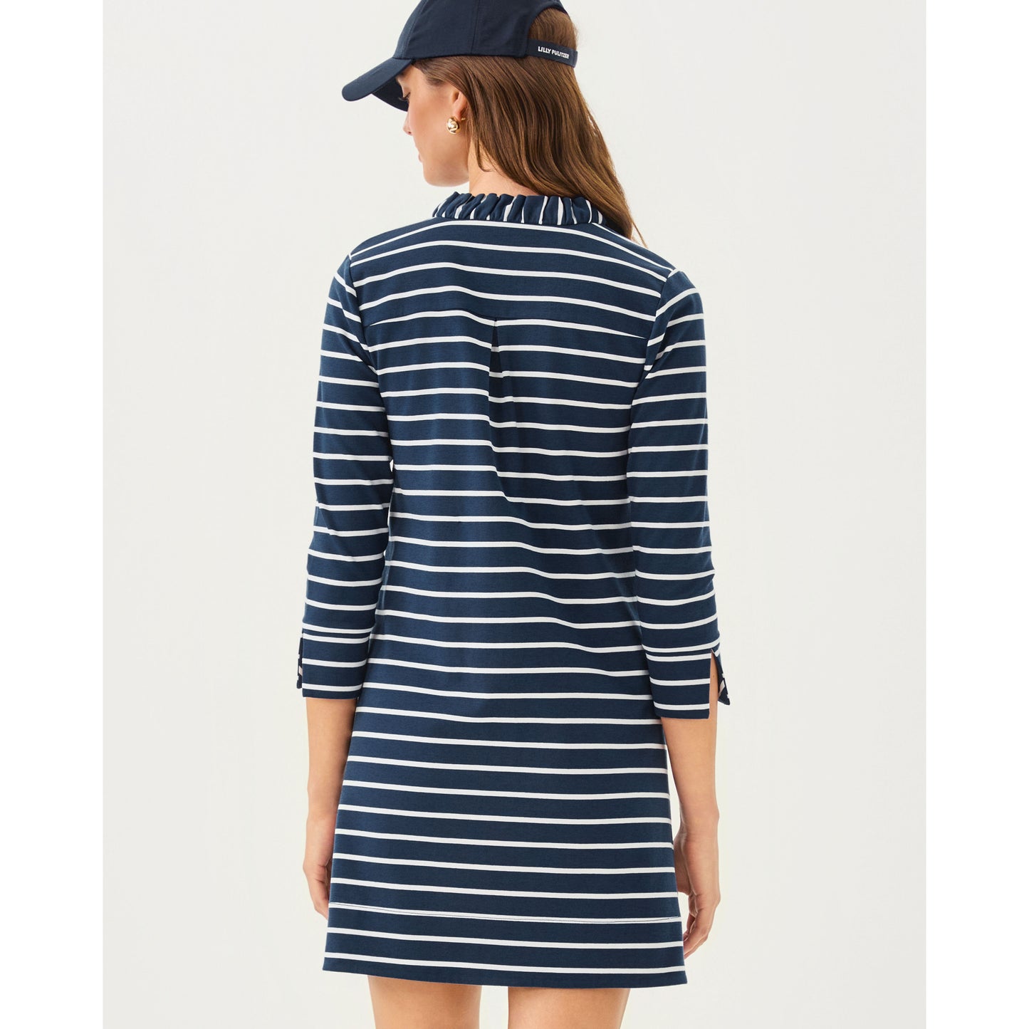 Knightley Dress - Low Tide Navy Heritage Stripe