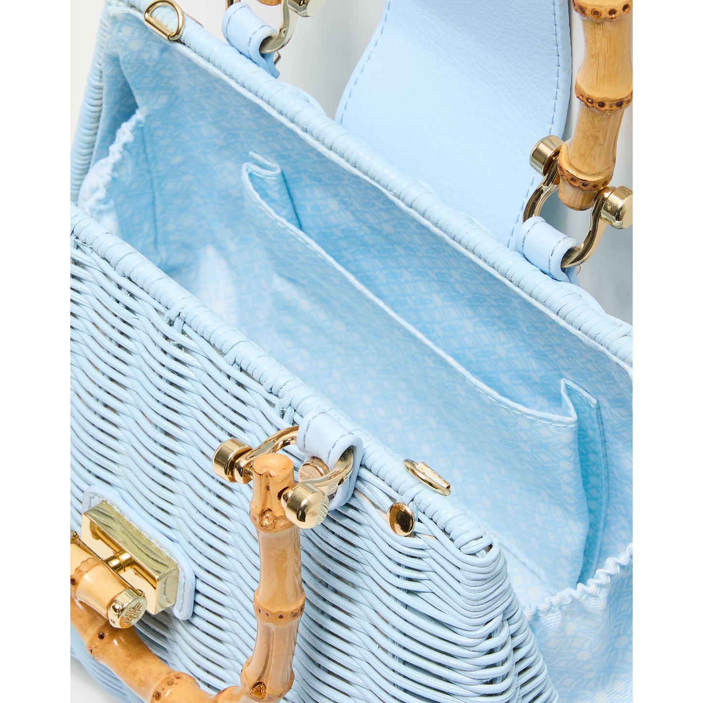 Leena Top Handle Bag - Bluette