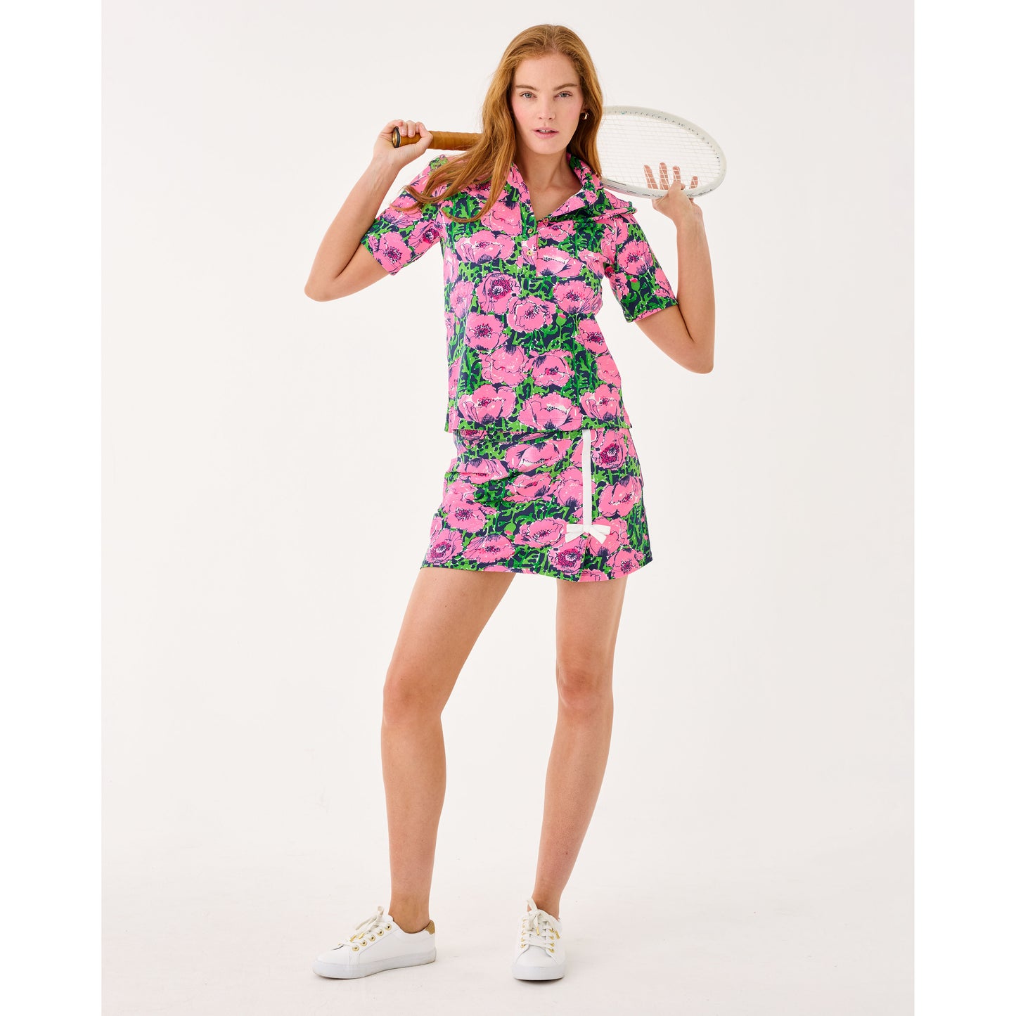 Maryana 15" Skort UPF 50+ - Low Tide Navy Florrie