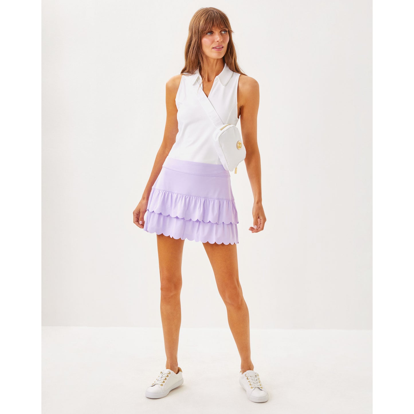 Miesha Skort Upf 50+ - Water Hyacinth