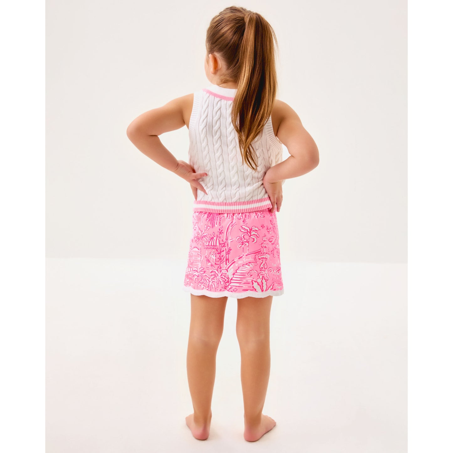 Mini Michelina Skort - Conch Shell Pink