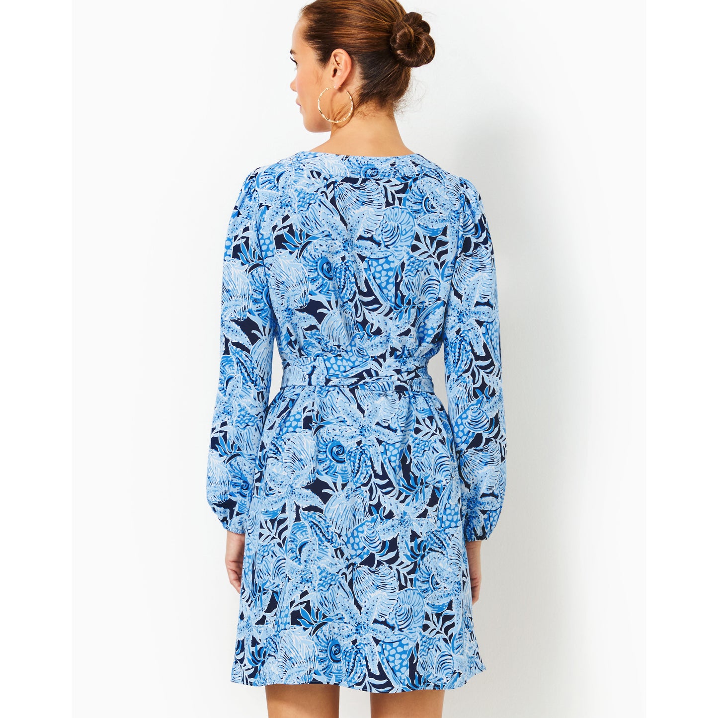 Olivine Dress - Bonaire Blue Coastal Constellation