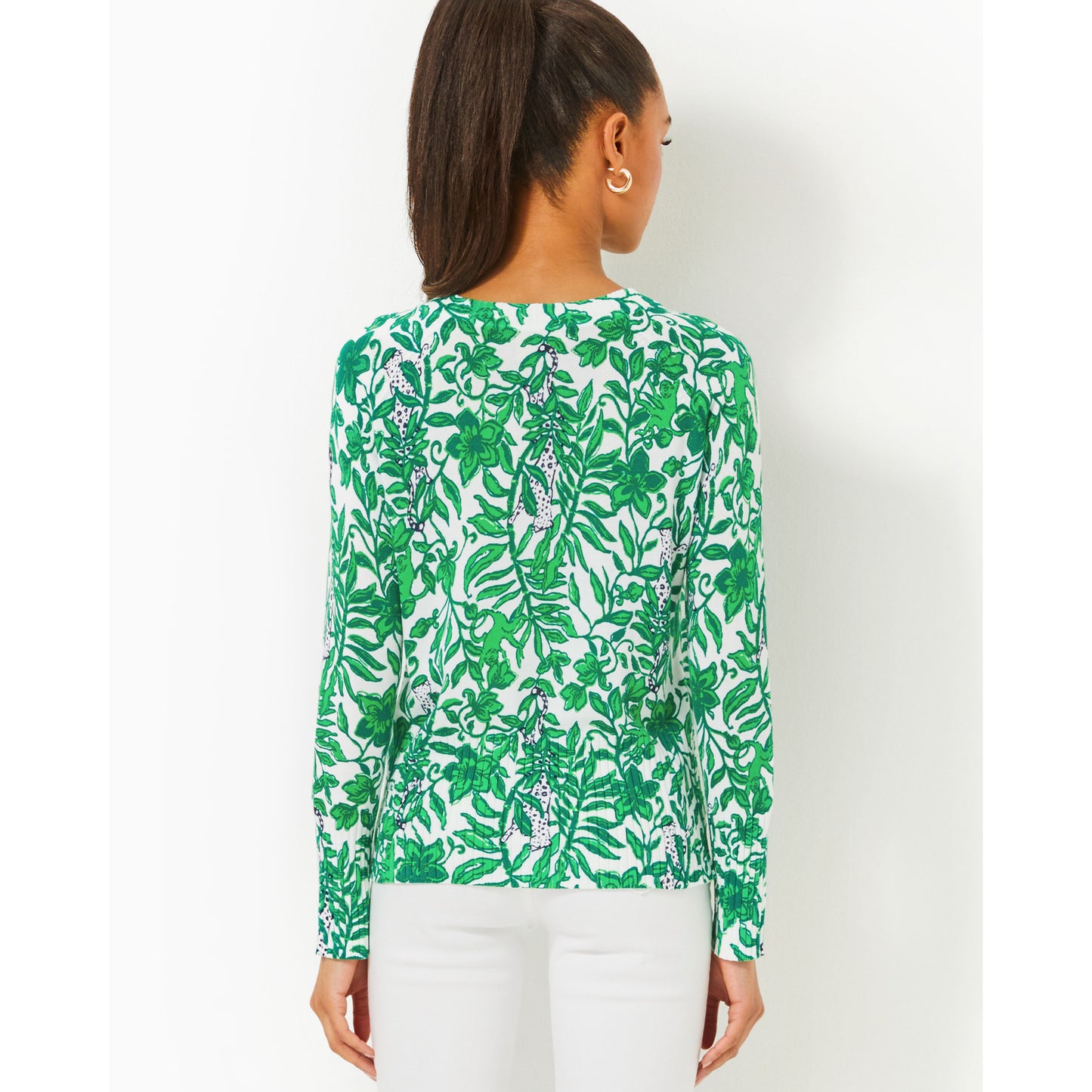Salima Sweater - Fiddle Leaf Green