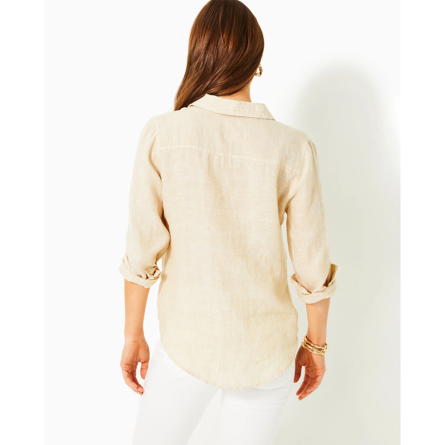 Sea View Button Down - SAND BAR X RESORT WHITE