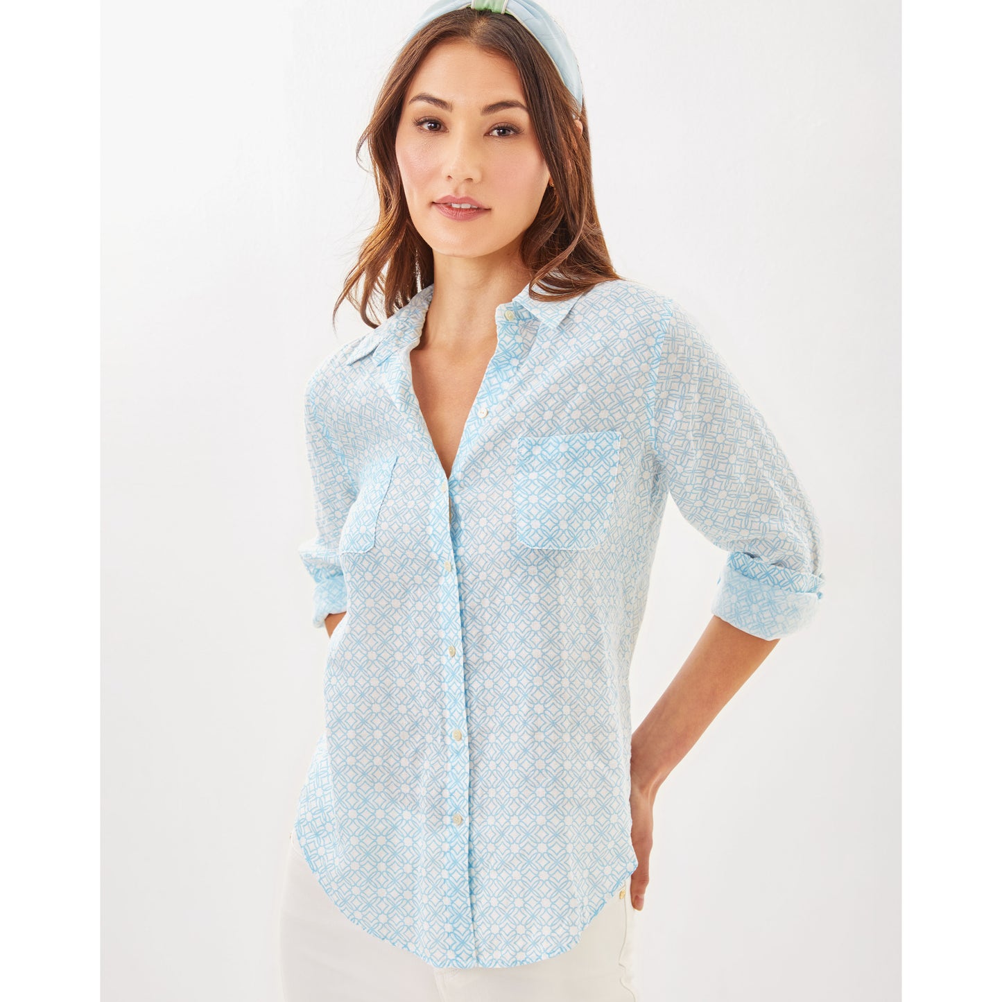 Sea View Button Down - 4583AG