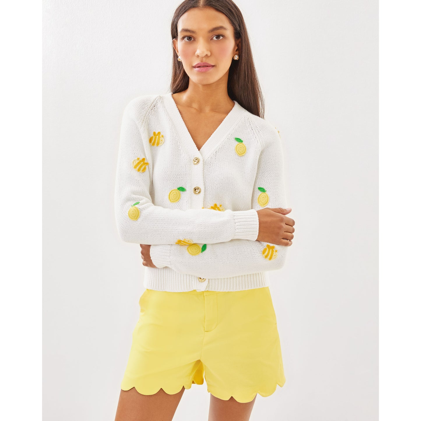 Tippery Cardigan - Resort White