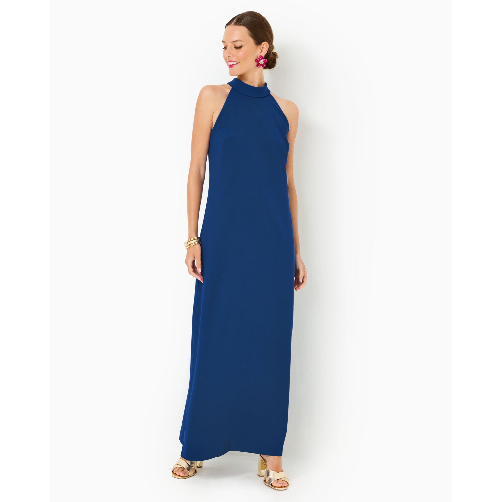 Alaric Maxi Dress - Blue Med