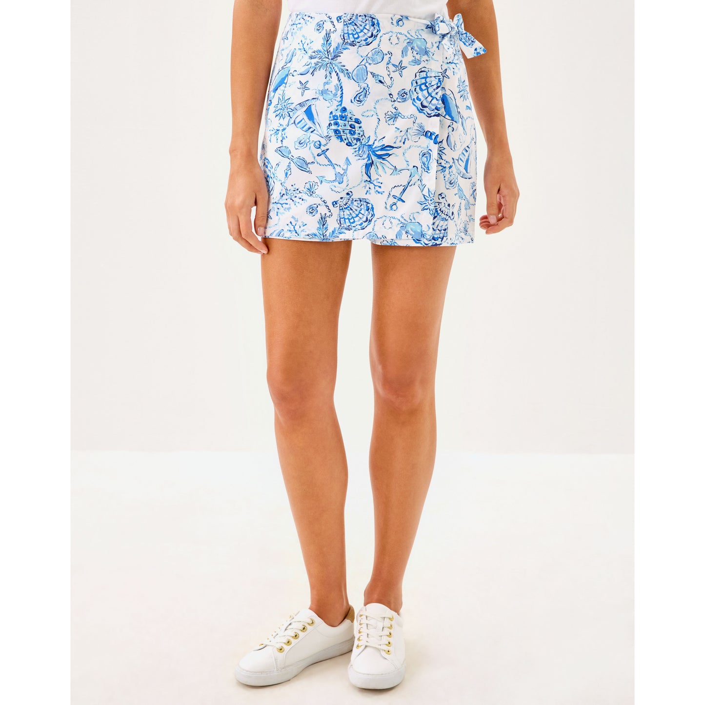 Alysia Mini Skort - Resort White Beachcomber Shell