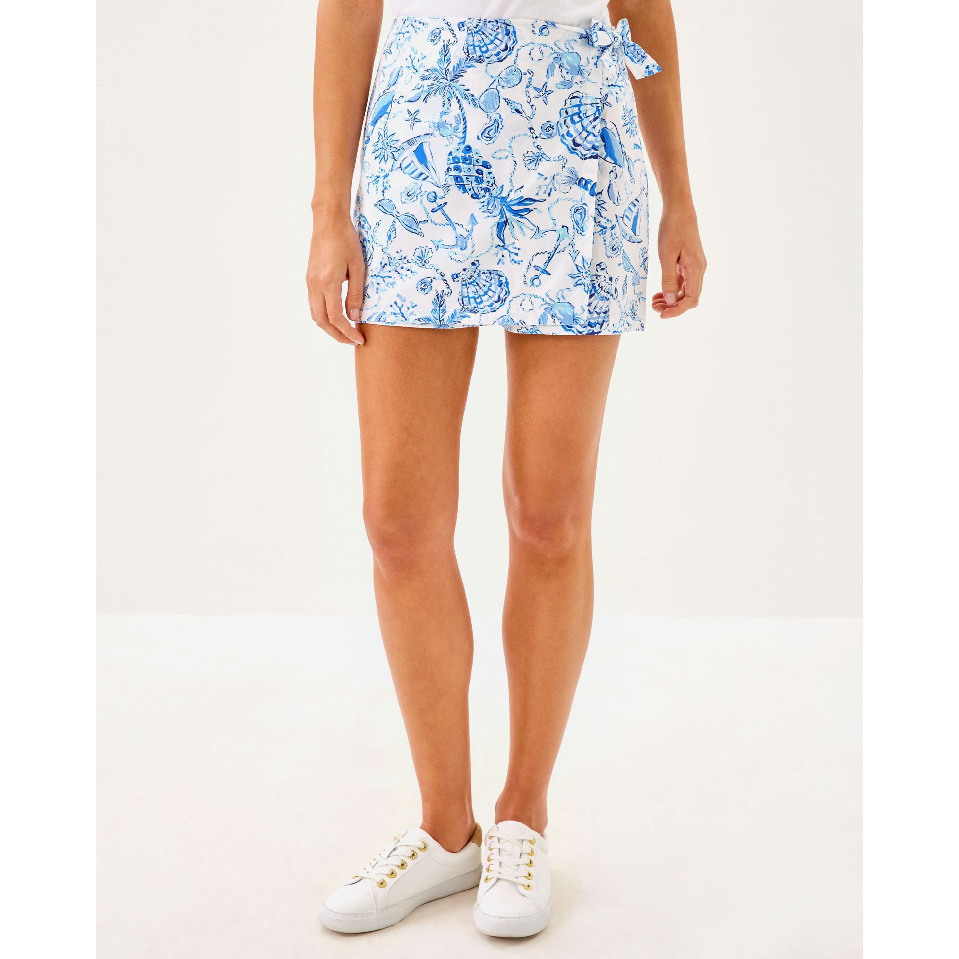 Alysia Mini Skort - Resort White Beachcomber Shell