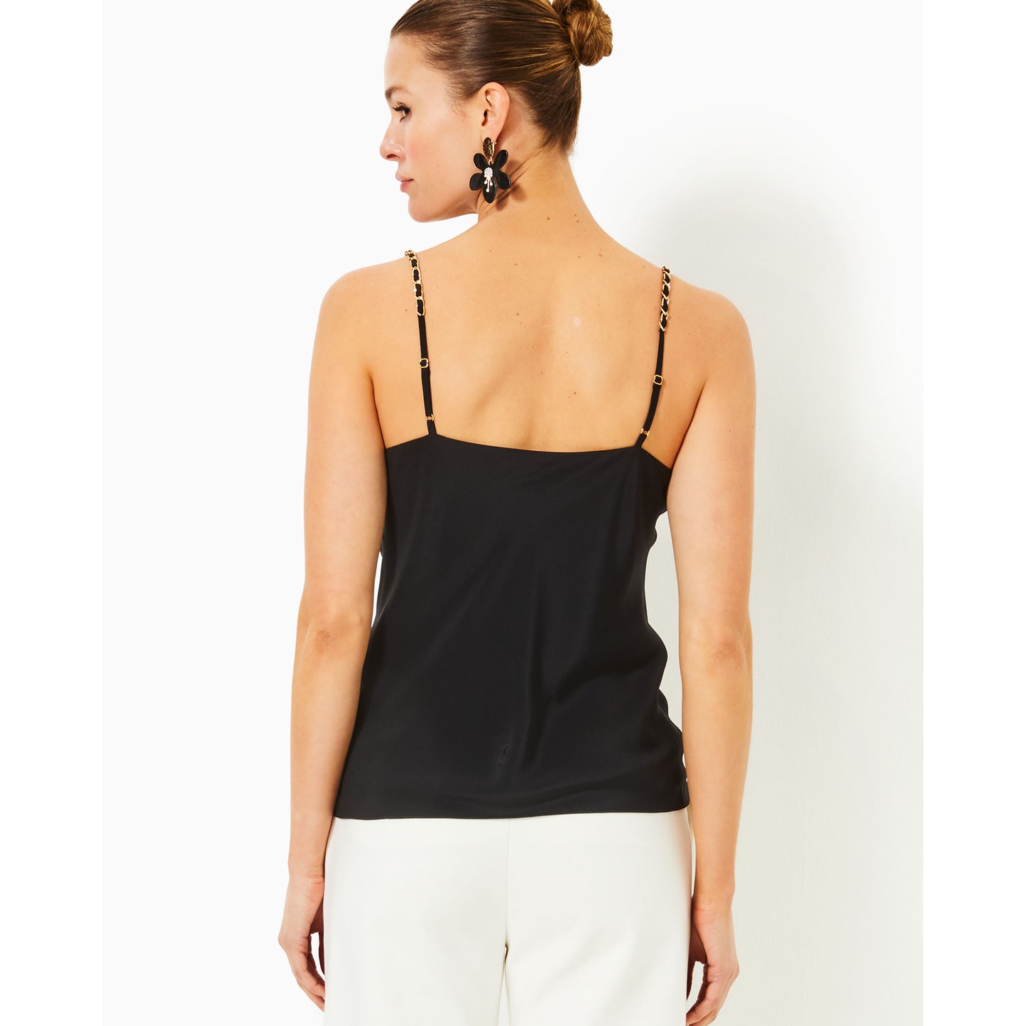 Axler Bias Silk Cami - Noir