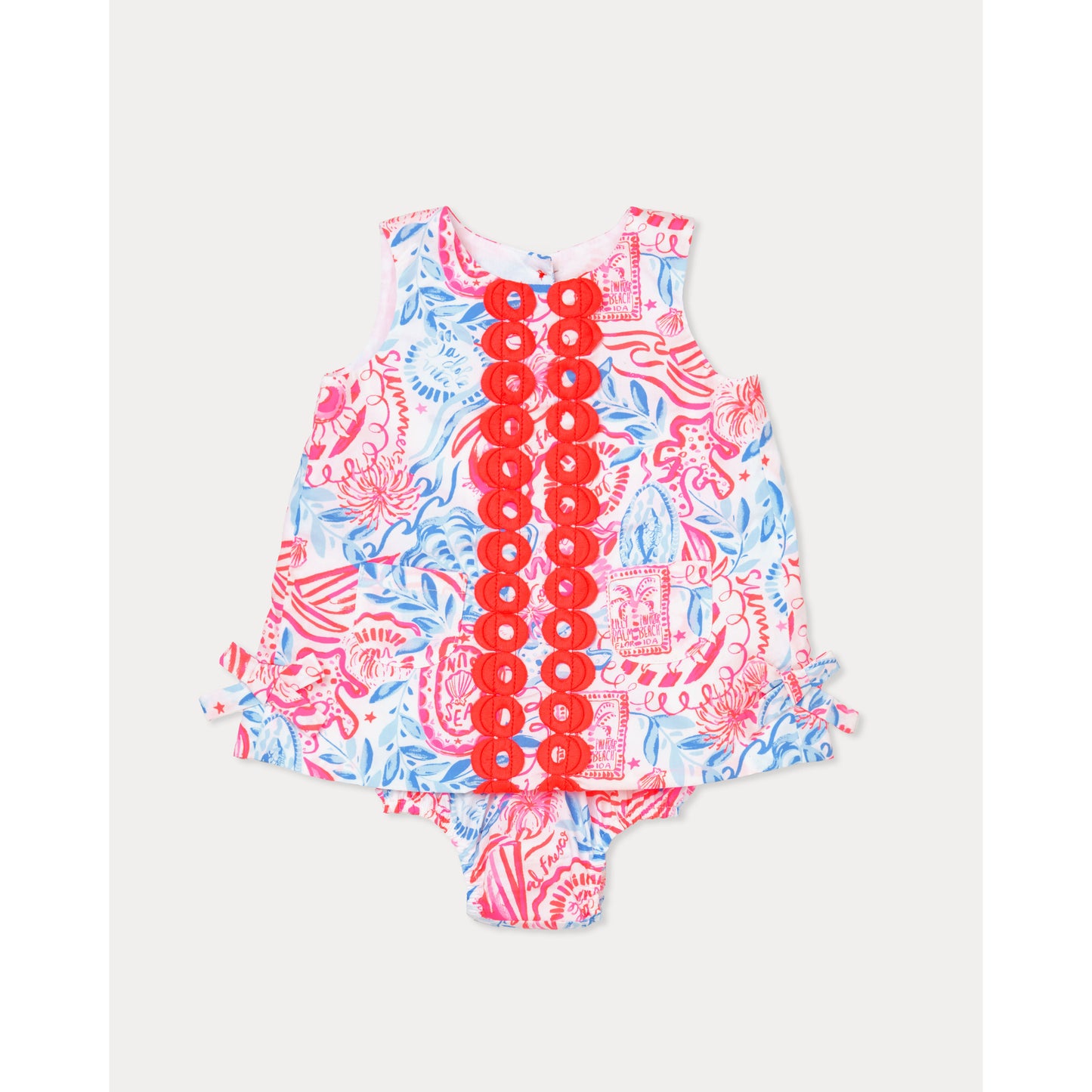 Baby Lilly Shift - Resort White Lil Sun Sea Sand