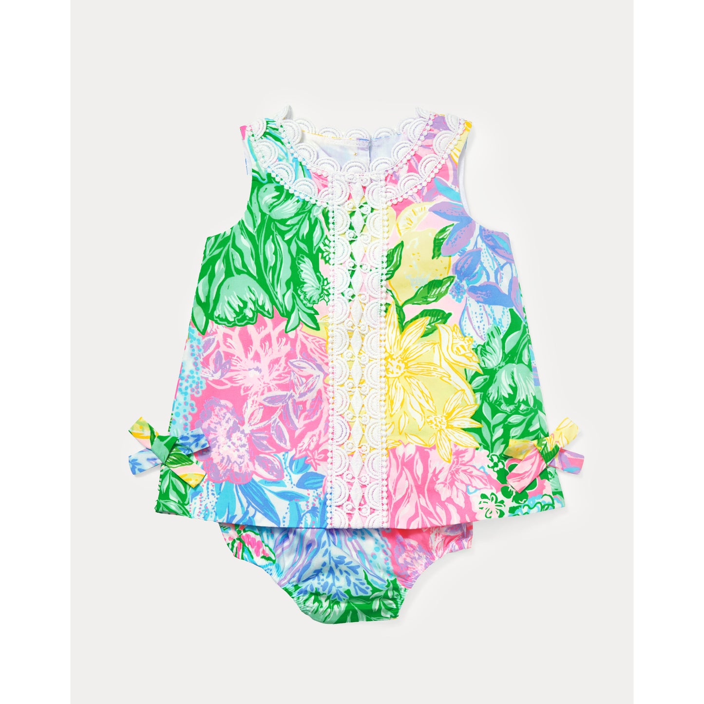 Baby Lilly Shift - Multi Bright Delight Patch