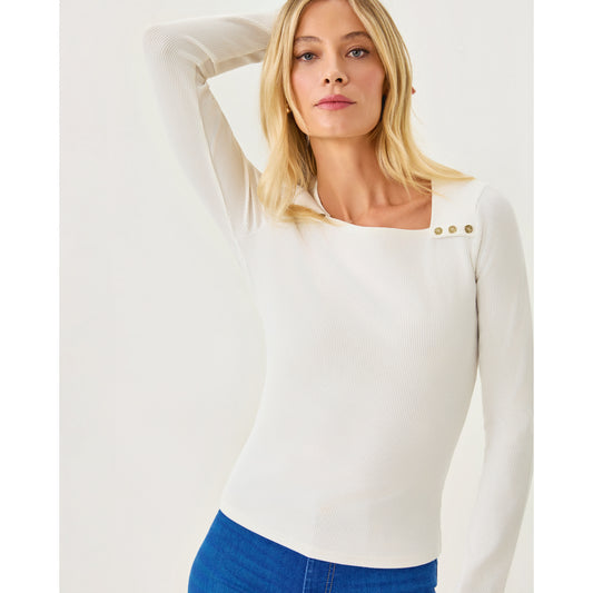 Beaty Long Sleeve Knit To - Coconut