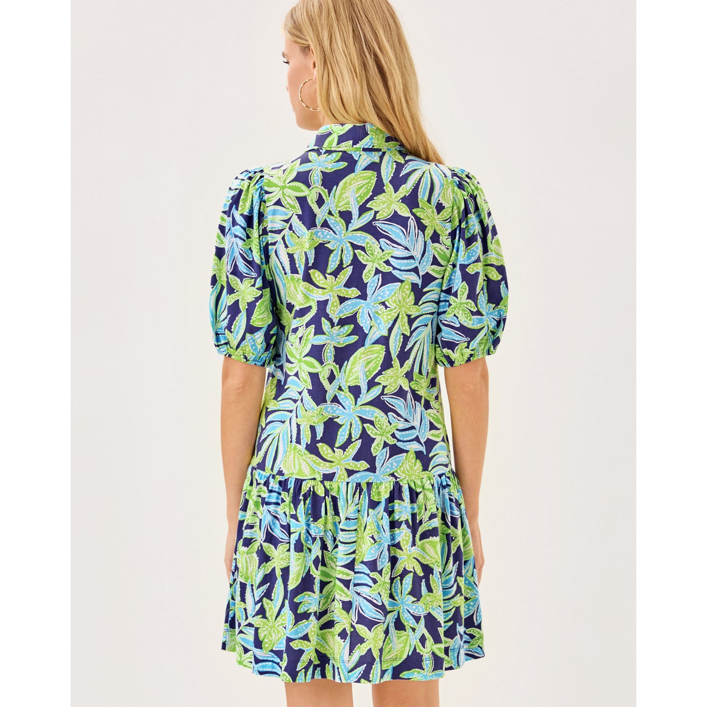 Bingley Dress - Sapphire Pool Tropical Tango