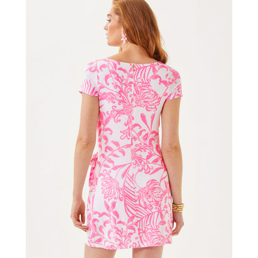 Blaise Short Sleeve Romper - Rousseau Pink Glisten in the Sun