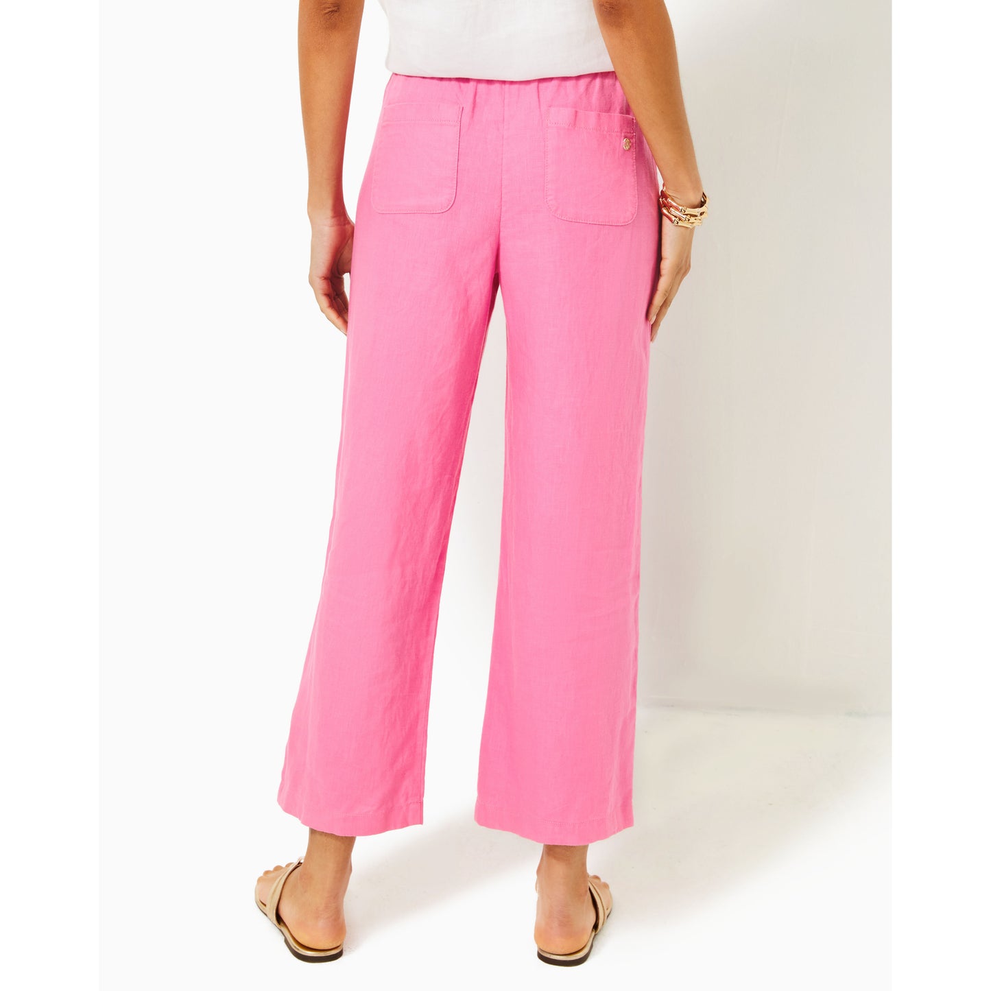 Brawley Linen Crop Pant - 672