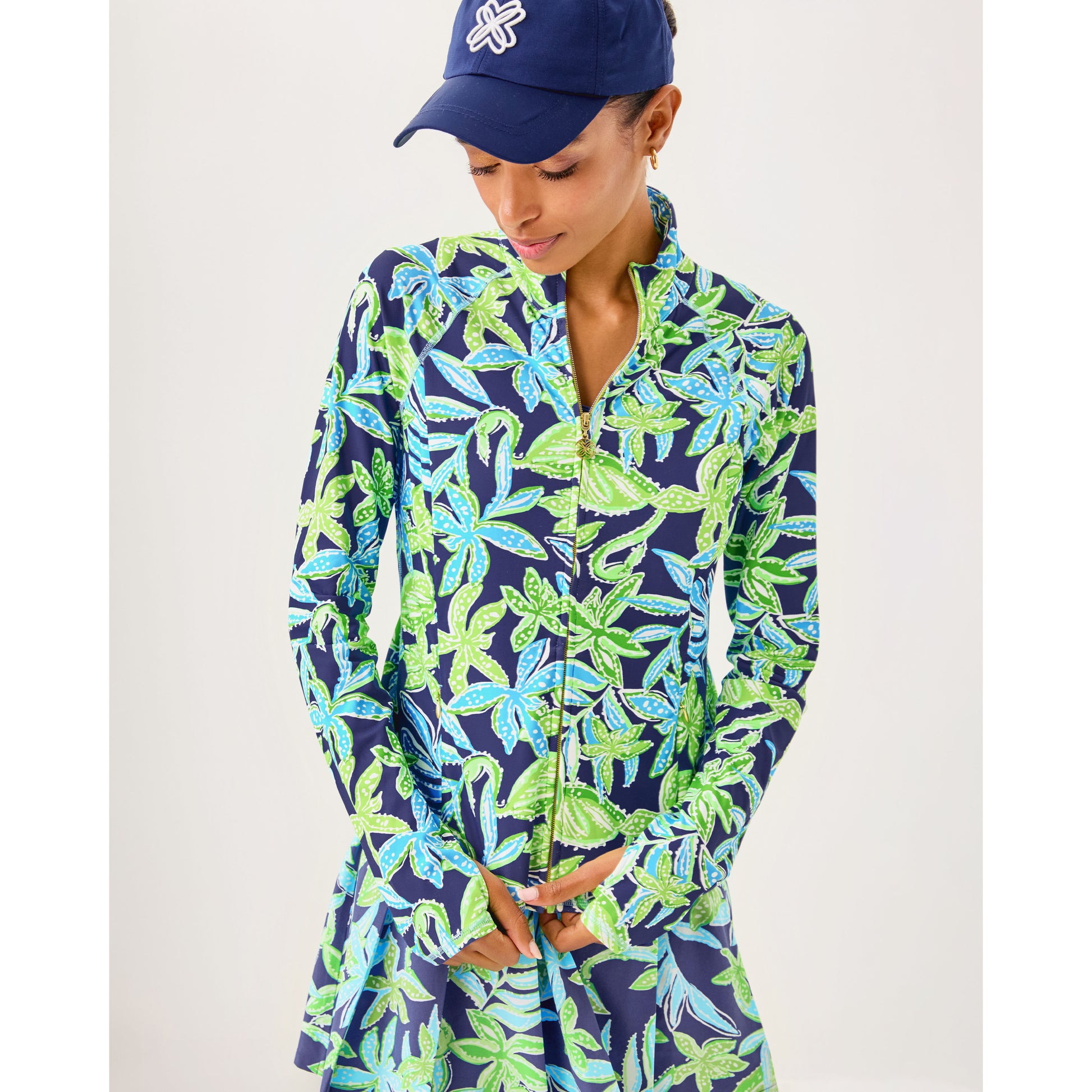Breaker Jacket UPF 50+ - Sapphire Pool Tropical Tango