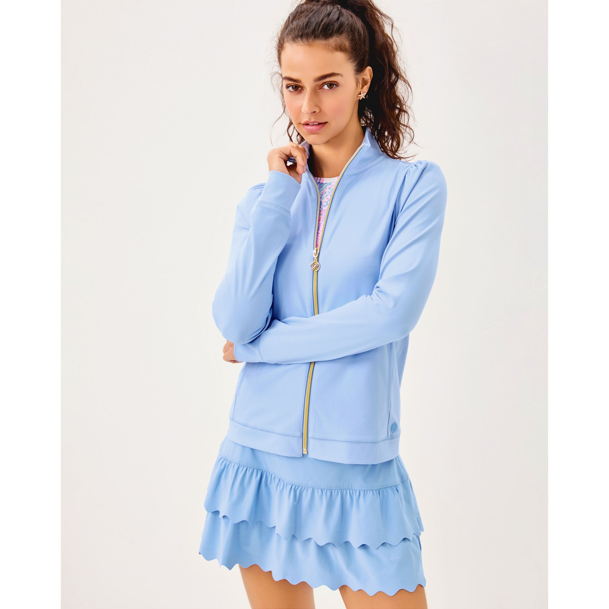 Caraway Jacket Upf 50+ - Jacaranda Blue