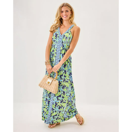 Carmilla Maxi Dress - Sapphire Pool