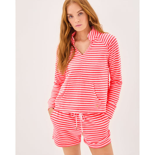 Cassi Popover - Cane Coral St. Tropez Stripe