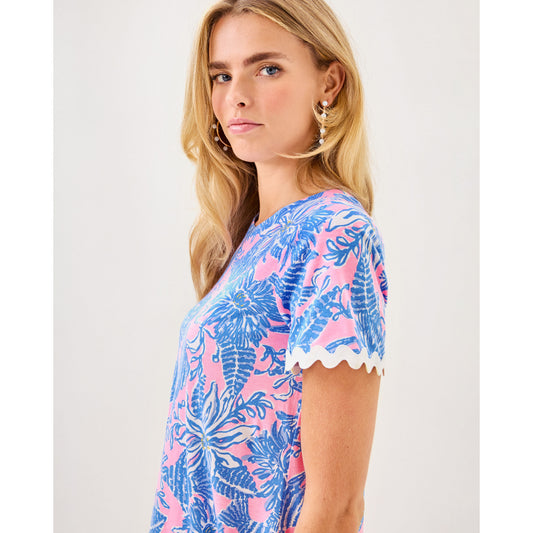 Cody Short Sleeve Dress - Conch Shell Pink