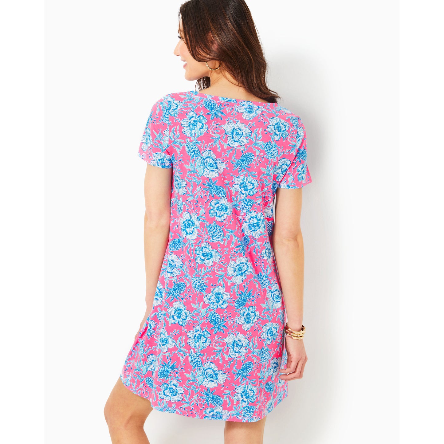 Cody Short Sleeve Dress - Roxie Pink