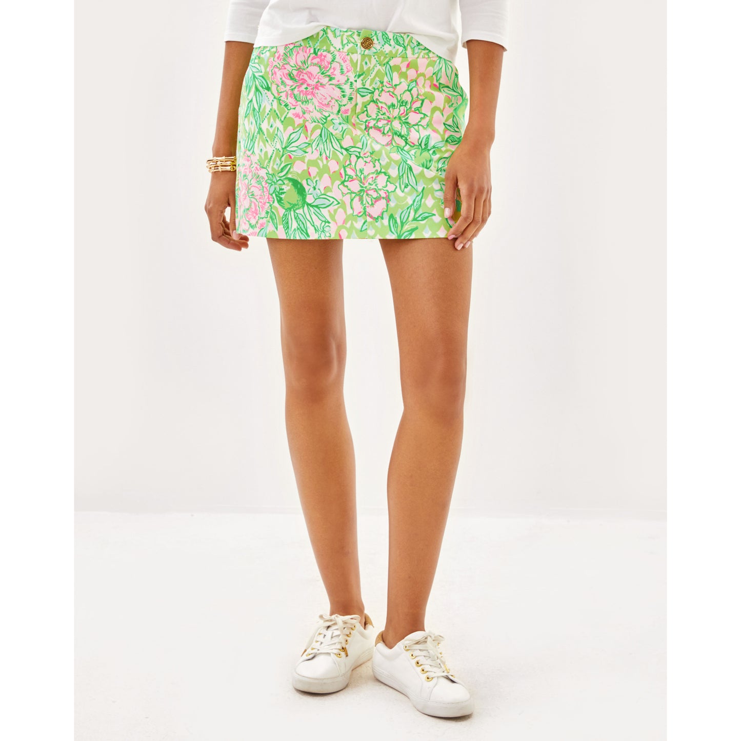 Colette Knit Skort - Fauna Green Lime Feeling Good