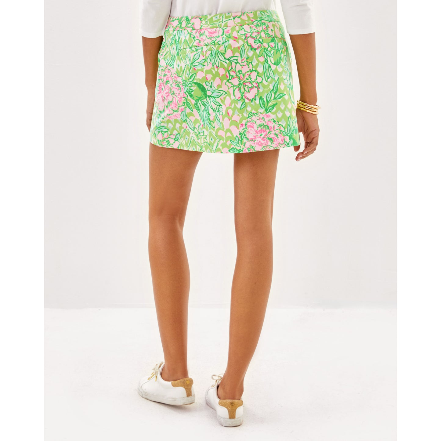 Colette Knit Skort - Fauna Green Lime Feeling Good