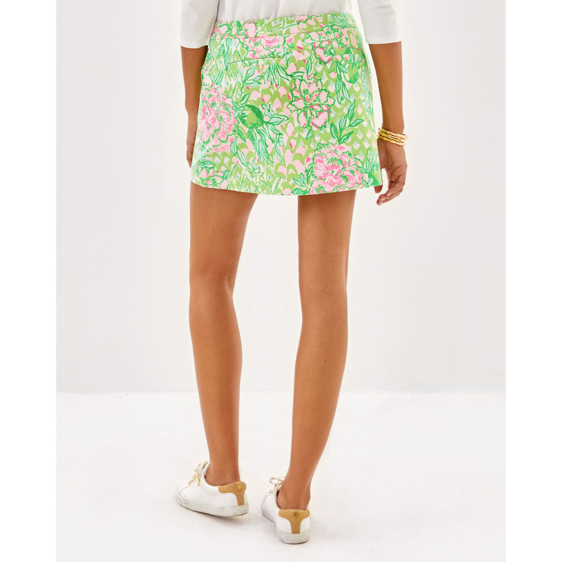 Colette Knit Skort - Fauna Green Lime Feeling Good