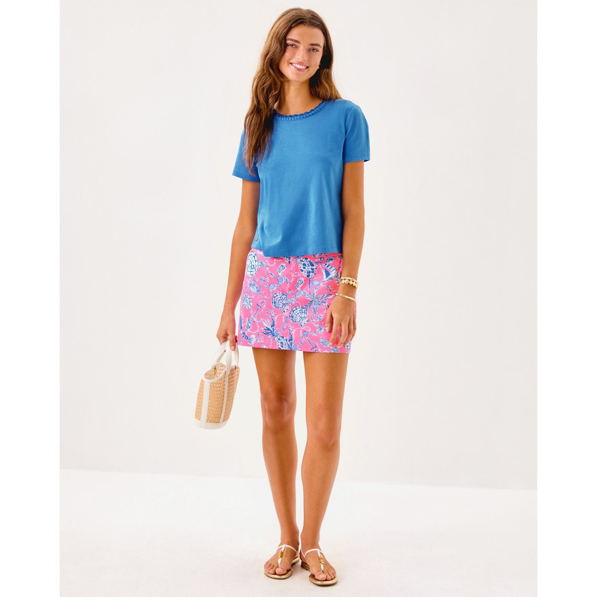 Colette Mini Skort - Rousseau Pink Barefoot Beachcombers