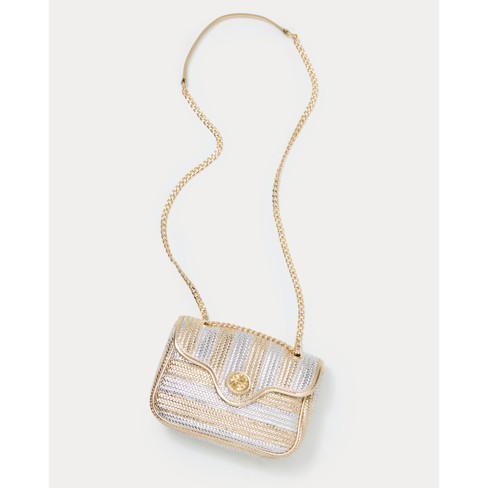 Cora Crossbody - Gold Metallic X Silver Metallic