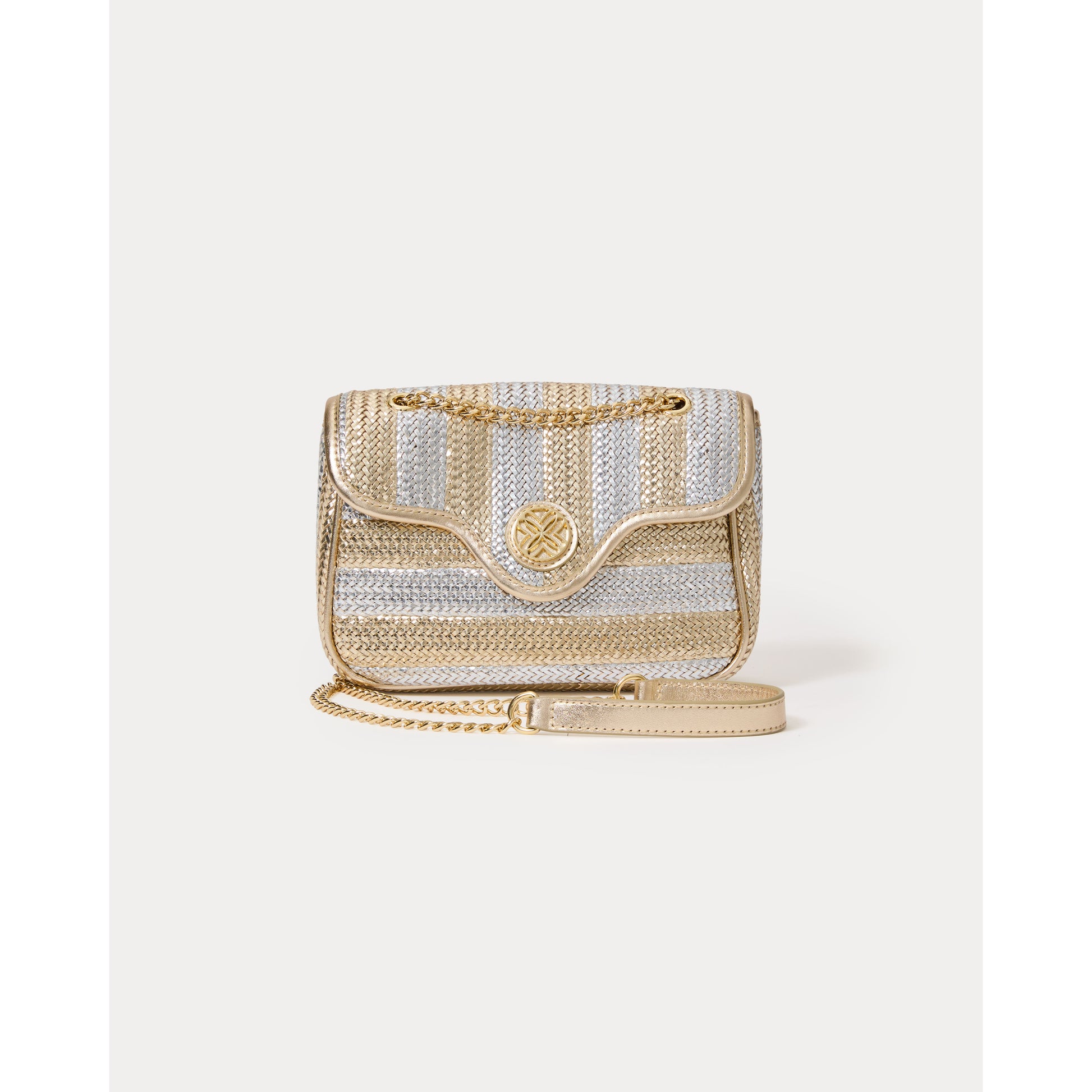 Cora Crossbody - Gold Metallic X Silver Metallic