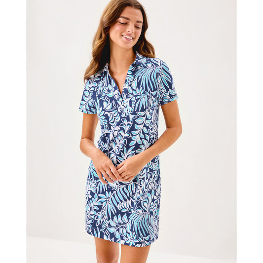 Dune UPF 50+ Short Sleeve - Sapphire Pool Summer Shorelines