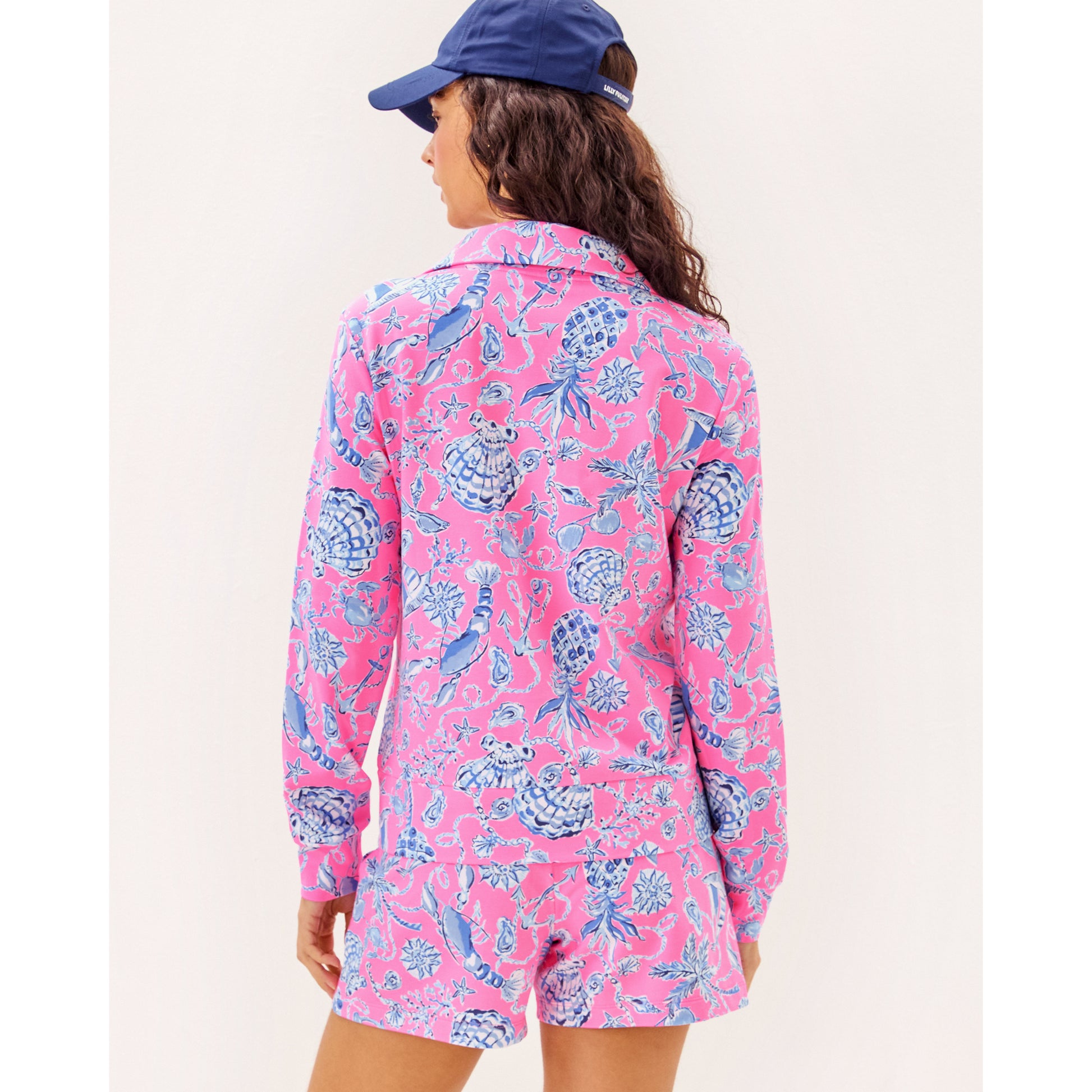 Eleni UPF 50+ Pullover - Rousseau Pink Barefoot Beachcombers