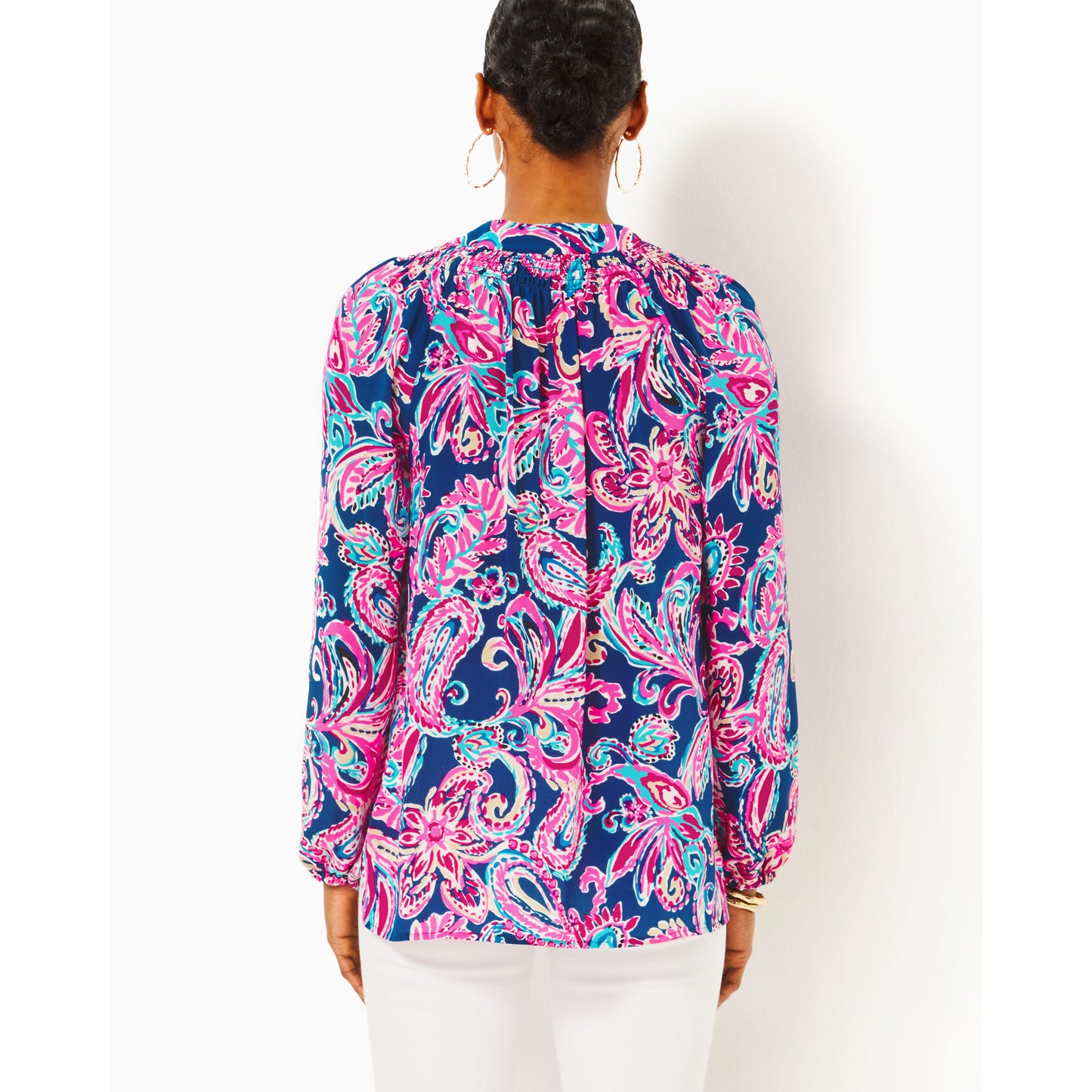 Elsa Top - Multi Flitting About