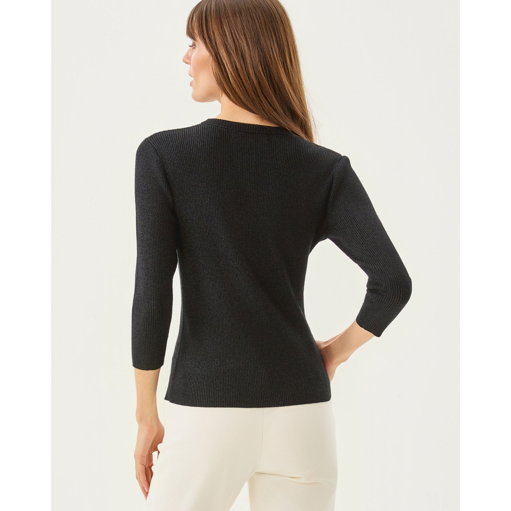 Esli Sweater - Black Metallic