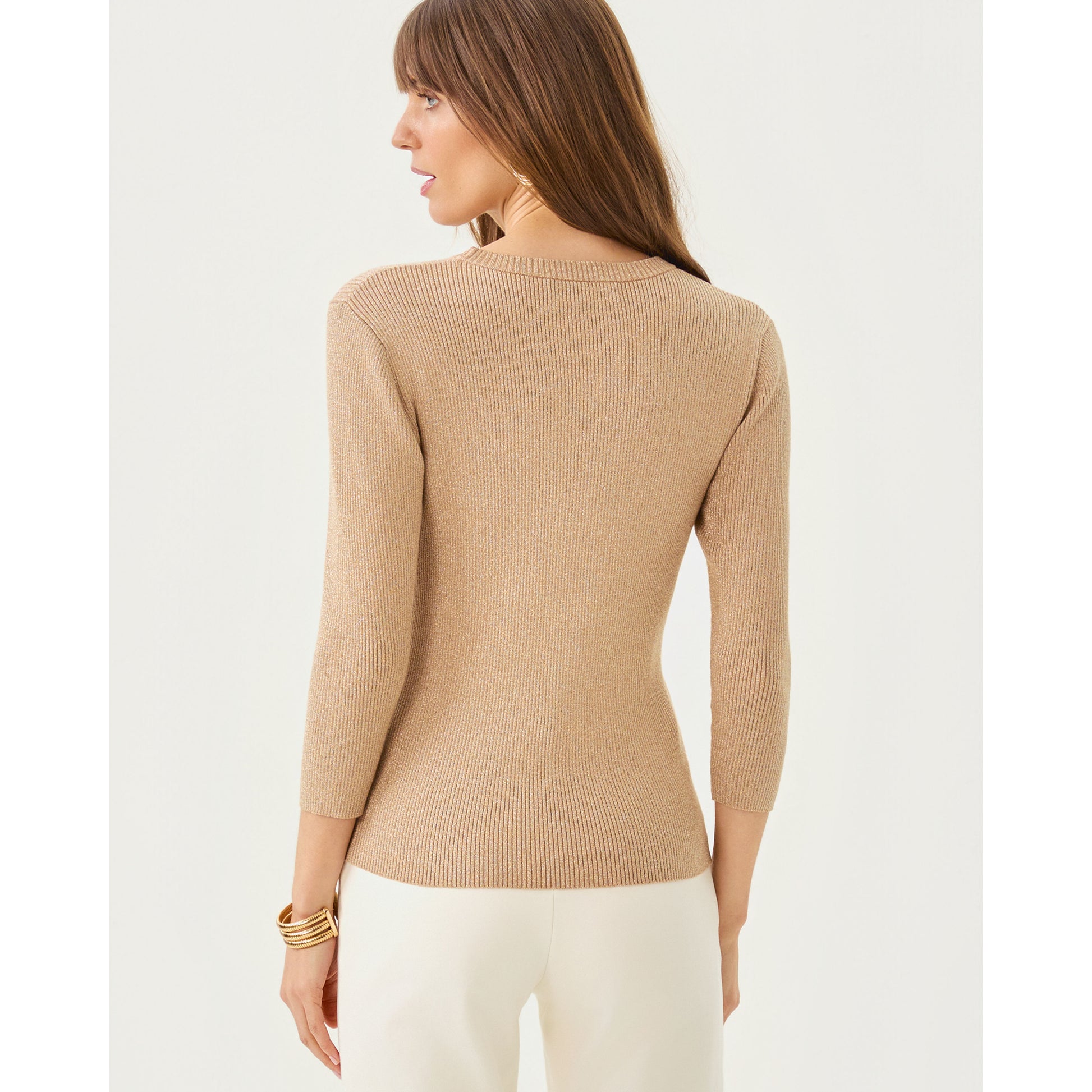 Esli Sweater - SAND BAR METALLIC