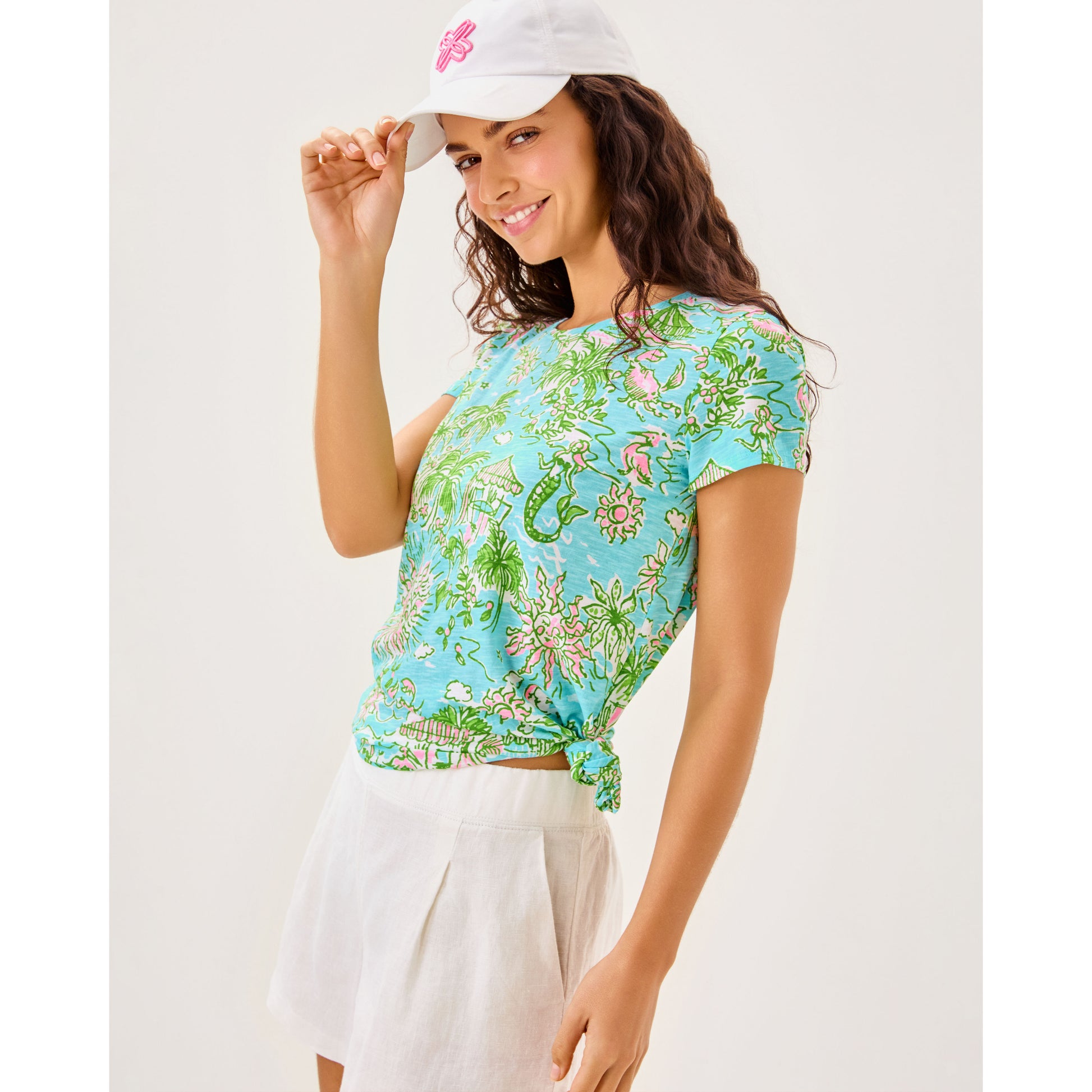 Etta Scoop-Neck - Fresh Water Blue